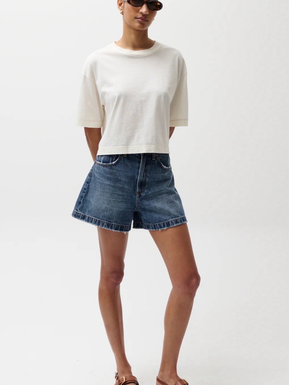 Pistola SAIGE HIGH RISE A-LINE SHORT - WISHBONE